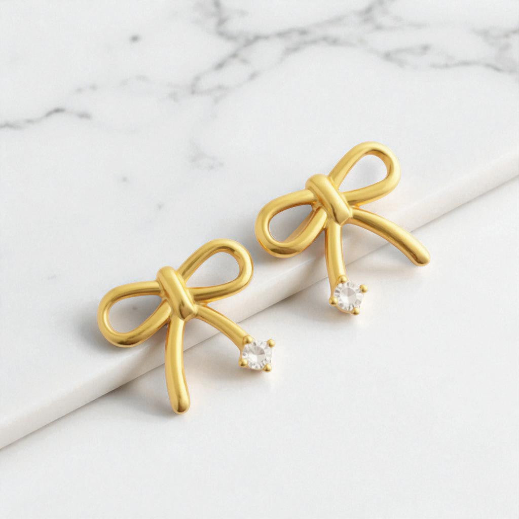 Amelie Ribbon Studs