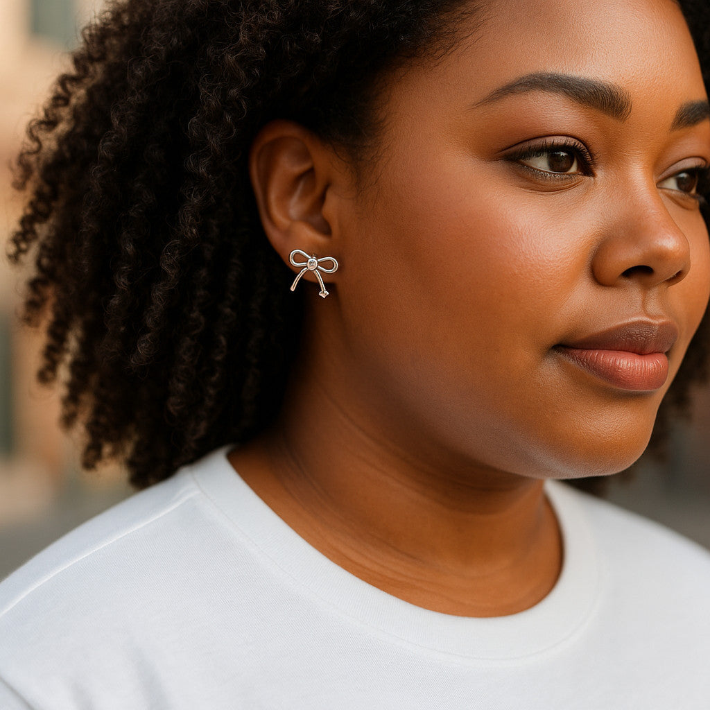 Amelie Ribbon Studs