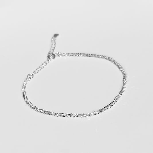 Twinkle Chain Silver Bracelet