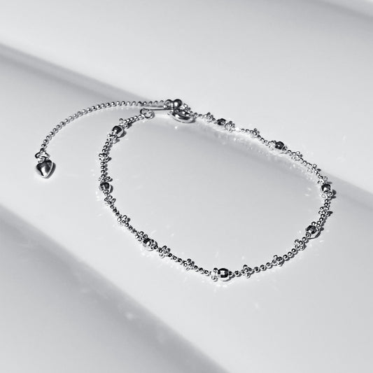 Starlit Beads Silver Bracelet