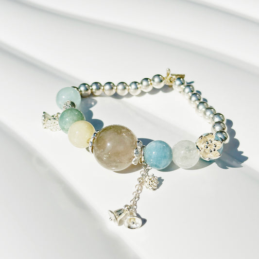 Linh Hoa Gemstone Charm Bracelet